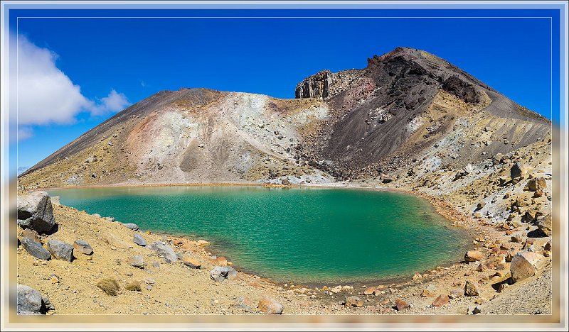 Emerald Lake Pano3.jpg - Emerald Lake, Tongariro National Park. Panorama 12687 x 7075 pixels.